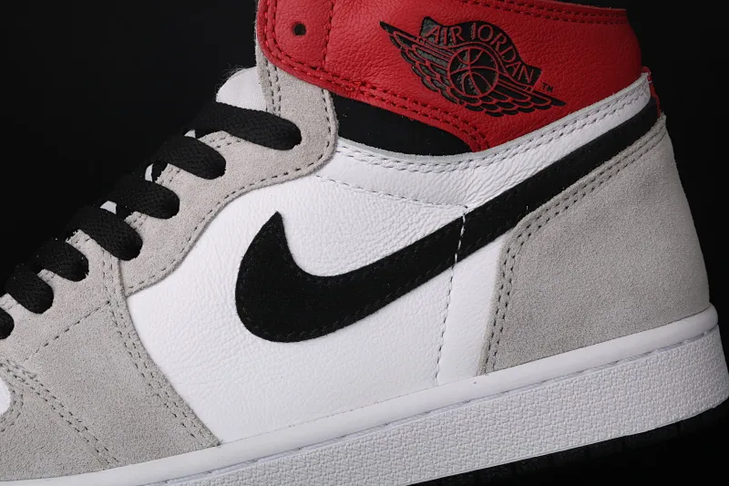 All categories Air Jordan Jordan series basketball shoes Air Jordan 1 High pure original version Air Jordan 1 Light Smoke Gray AJ1 Joe 1 light smoke gray 555088-126